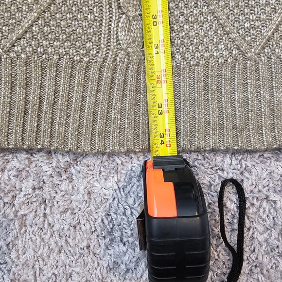 Cable Knit Sweater Dress in green size small - Picture 6 of 10